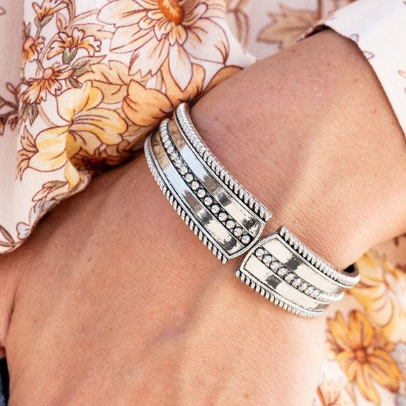 paparazzi Jewelry - Tributary Treasure - Silver Bracelet